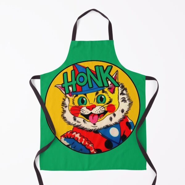 Item preview, Funny Cat Clown Illustration Honk designed and sold by spacefogdesign.
