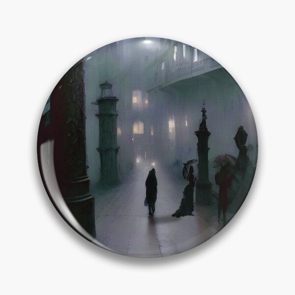 Item preview, A rainy day on a City of Street of Yore designed and sold by PiaMedeaDigital.