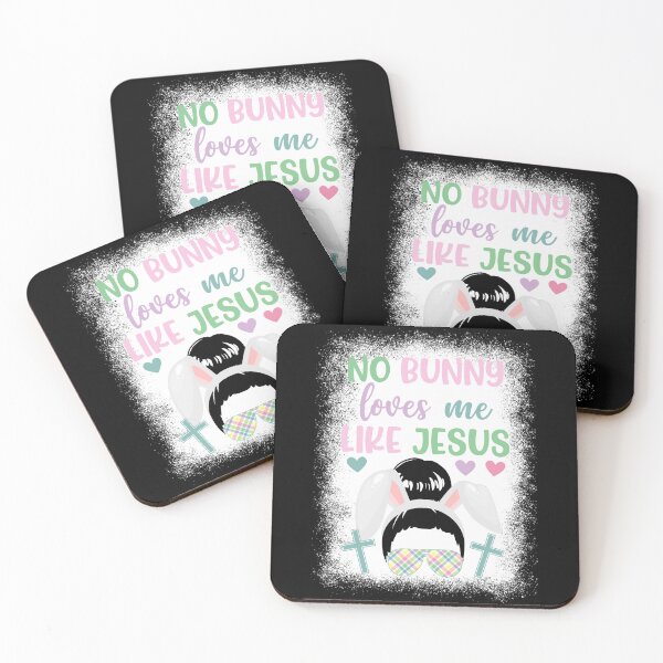 Item preview, No Bunny Loves Me Like Jesus Funny Religious Easter for Christians and Catholics designed and sold by MacAndMoose.