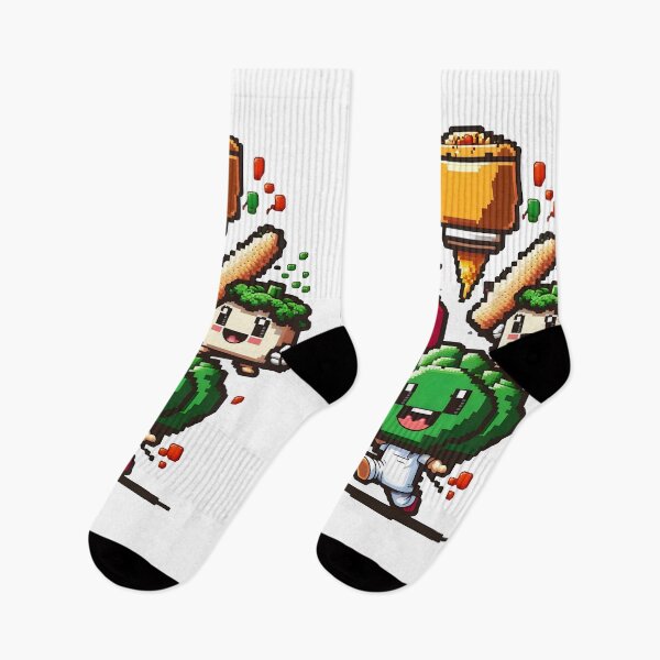 Item preview, Happy Vegetables pixel art designed and sold by V-A-H.