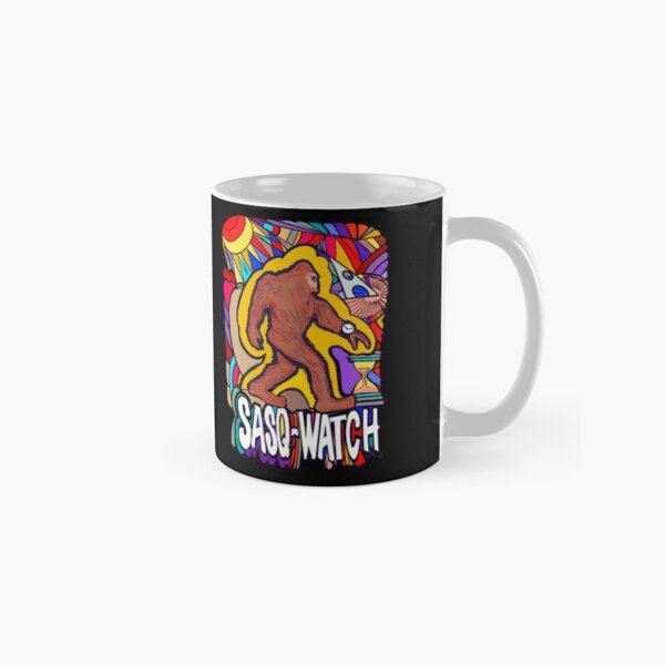 Bigfoot Sasquatch Wristwatch Pun Art Classic Mug
