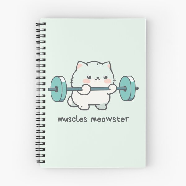 Item preview, Cat Weightlifter Barbell Cat designed and sold by cetakulang.