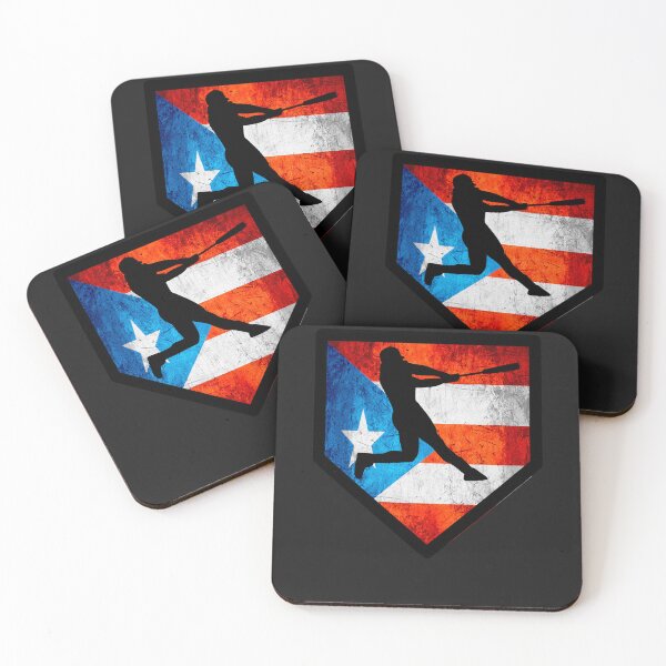 Item preview, Puertorican Baseball player and boricua flag designed and sold by erozzz.