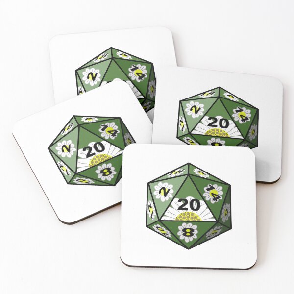 Item preview, Cottage-Core Druid D20 designed and sold by Better-Days-PG.