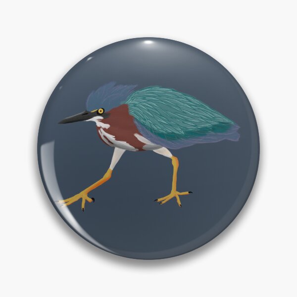 Item preview, The Green Heron designed and sold by ThreeReefsDeep.