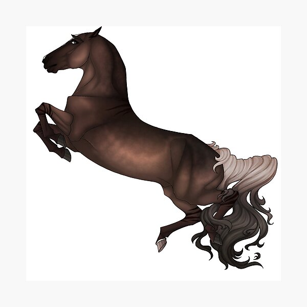 Aperçu de l'œuvre Cheval Akhal Téké créée et vendue par Chilie.