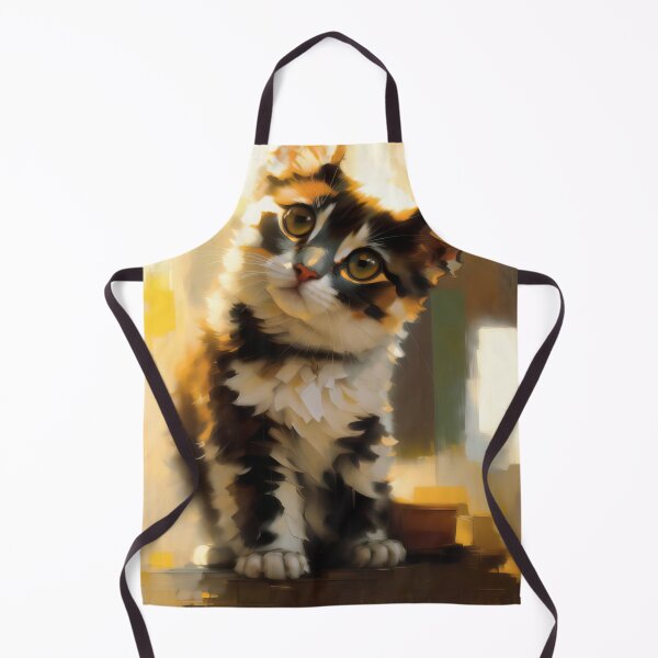 Item preview, Feline Relaxation: A peaceful kitty oil painting designed and sold by KH-GardenEden.