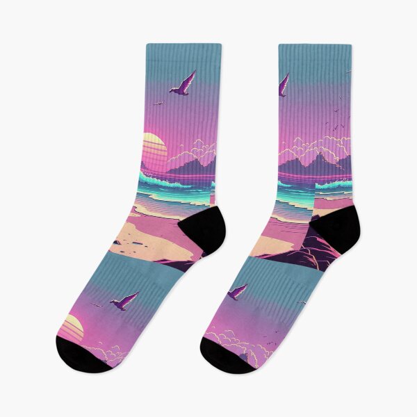Item preview, Vaporwave Beach designed and sold by RESToRAPTOR.