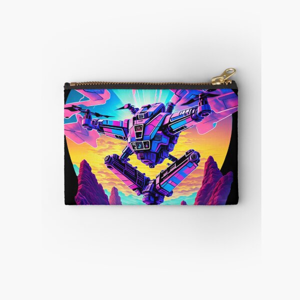 Item preview, robot dron synthwave designed and sold by kombos.