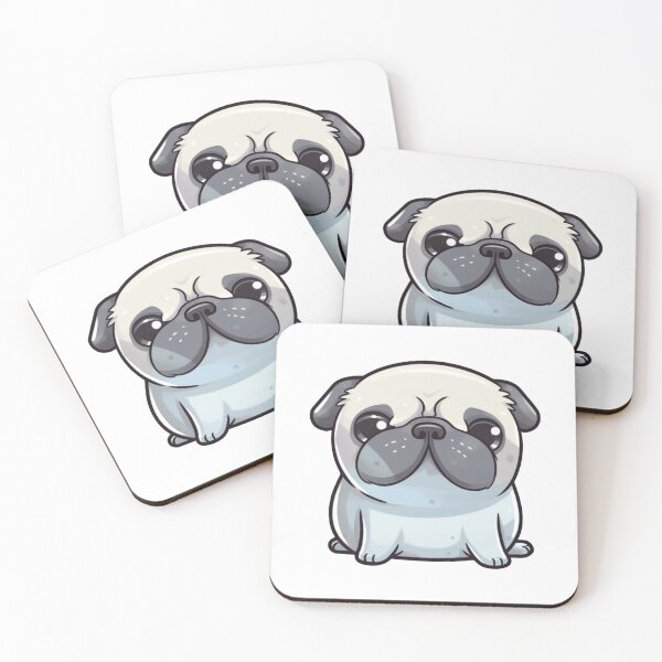 Item preview, Finn the Pug designed and sold by jk3design.