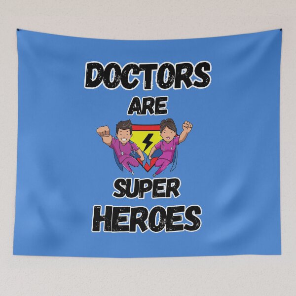 Item preview, Doctors Are Super Heroes Male and Female designed and sold by CREATIVELEANS ⭐️⭐️⭐️⭐️⭐️.