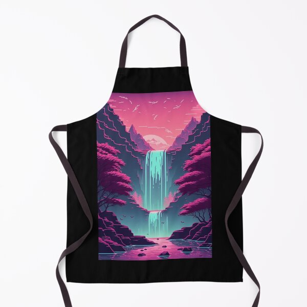 Item preview, Vaporwave Waterfall designed and sold by RESToRAPTOR.