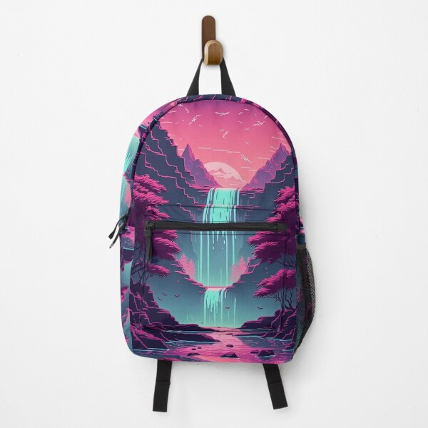 Item preview, Vaporwave Waterfall designed and sold by RESToRAPTOR.
