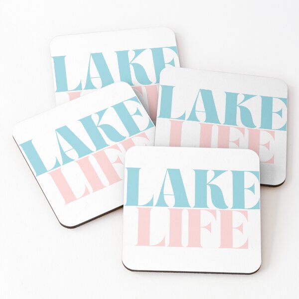 Item preview, Lake Life pink & blue summer aesthetic designed and sold by Lauren Rosenberger.