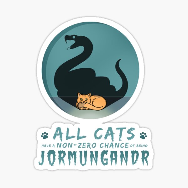 Item preview, All Cats Are Jormungandr designed and sold by OceanKeltoi.