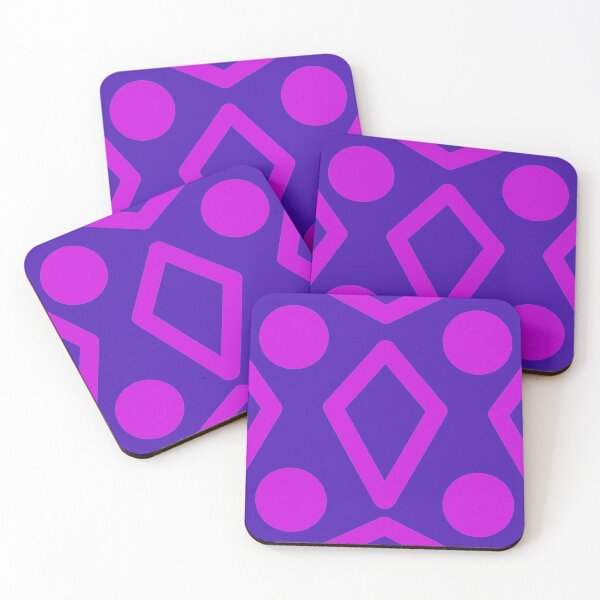 Item preview, Hot Pink diamonds and circles  designed and sold by awsomepatterns.