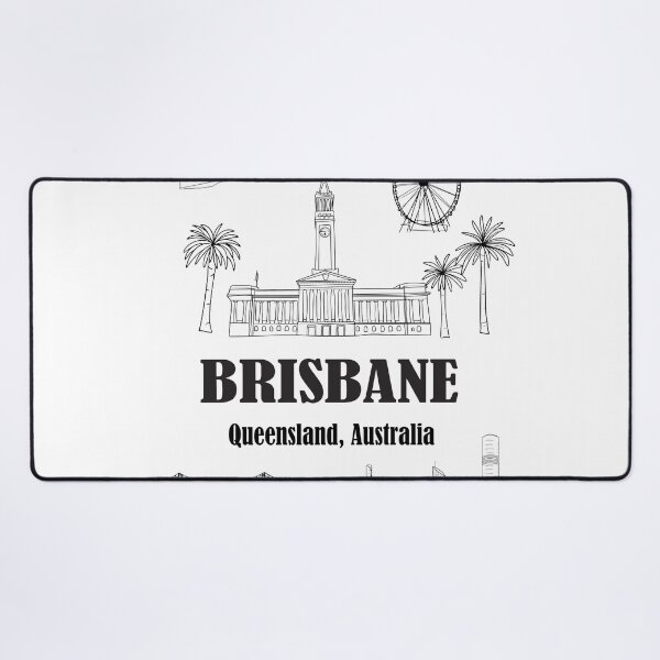 Item preview, Brisbane Poster, Australian Artwork, Brisbane city icons  designed and sold by sassykea.