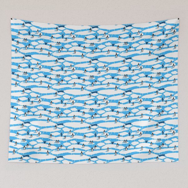 Aperçu de l'œuvre Motif de pingouin Icebirds créée et vendue par PetleyPatterns.