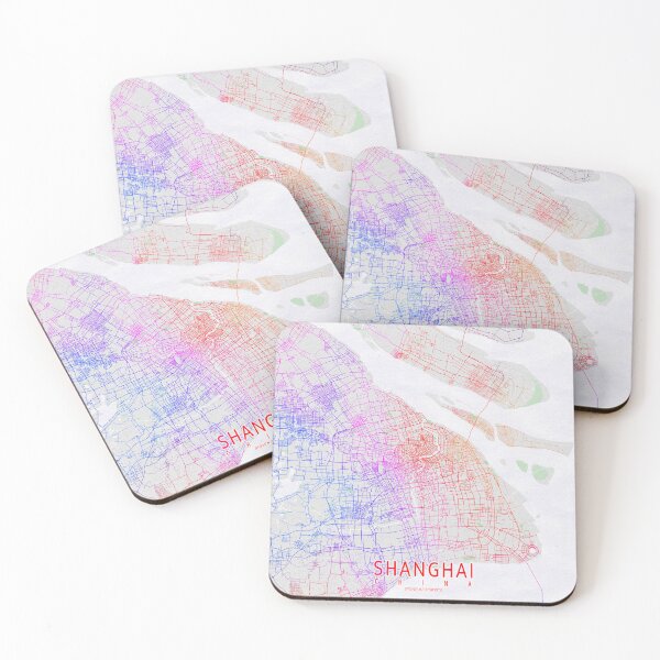 Item preview, Shanghai City Map of China - Colorful designed and sold by deMAP.