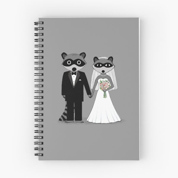 Item preview, Raccoons Wedding designed and sold by Jenn Inashvili.