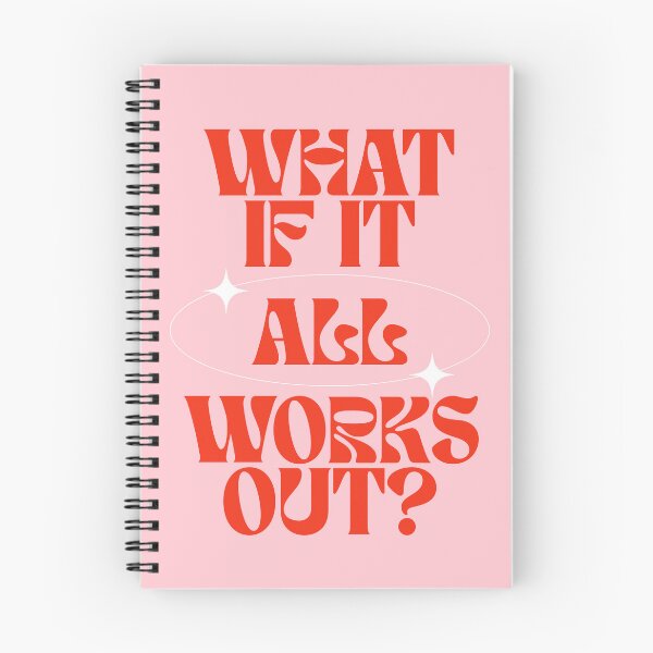 Item preview, What If It All Works Out? Retro Poster, Positivity, Positive Thinking designed and sold by TheLoveShop.