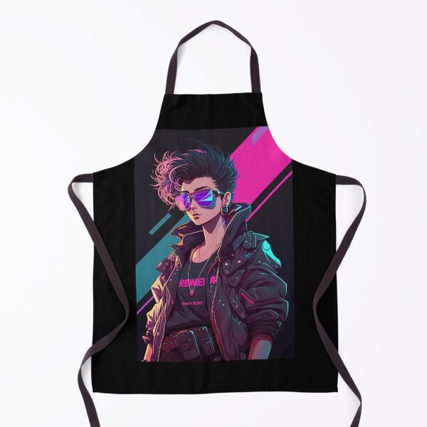 Item preview, Vaporwave 80s cyberpunk anime girl designed and sold by RESToRAPTOR.