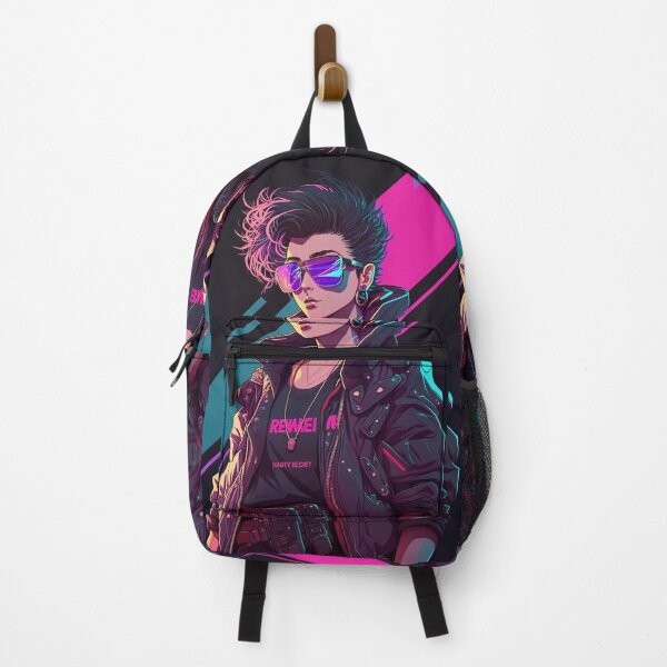 Item preview, Vaporwave 80s cyberpunk anime girl designed and sold by RESToRAPTOR.