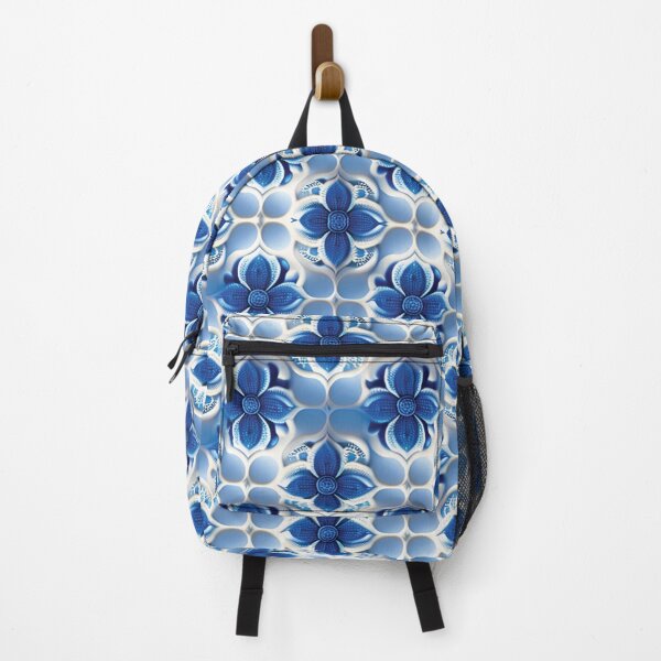 Item preview, Blue and White Tree with floral patterns designed and sold by Witsprings.