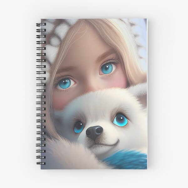 Item preview, Cute dog and girl in love designed and sold by Akinalou.