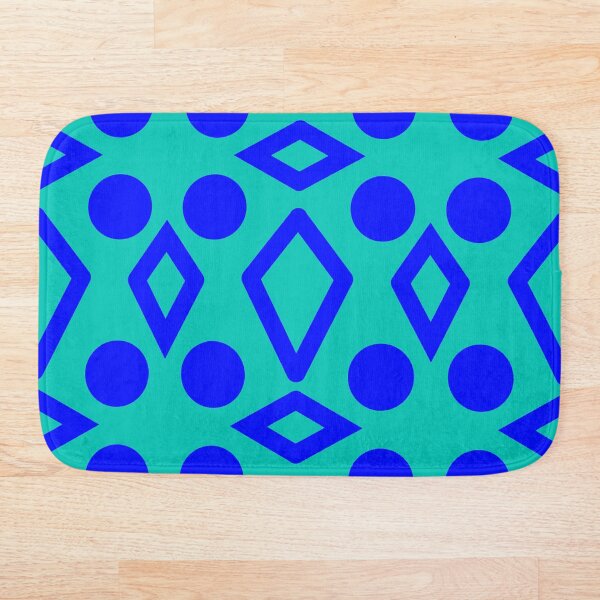 Item preview, Dark blue diamonds and circles  designed and sold by awsomepatterns.