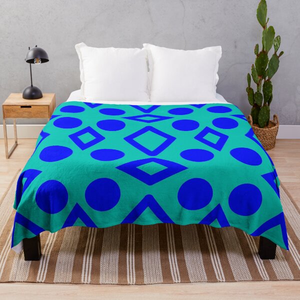 Item preview, Dark blue diamonds and circles designed and sold by awsomepatterns.