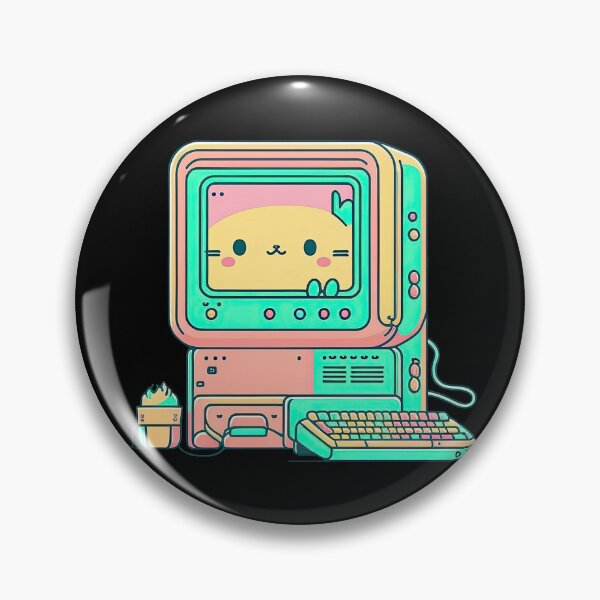 Item preview, Future of Technology With Cute Gaming PC Quantum Computing AI designed and sold by ultra-cute.