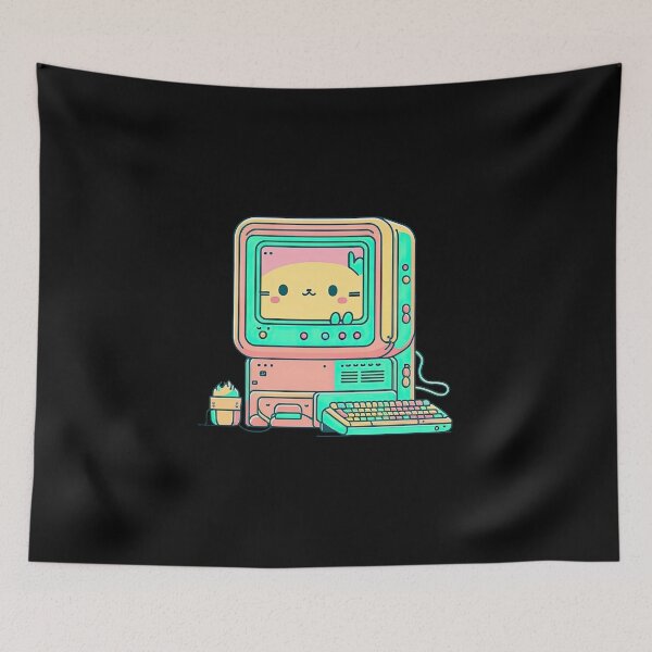 Item preview, Future of Technology With Cute Gaming PC Quantum Computing AI designed and sold by ultra-cute.