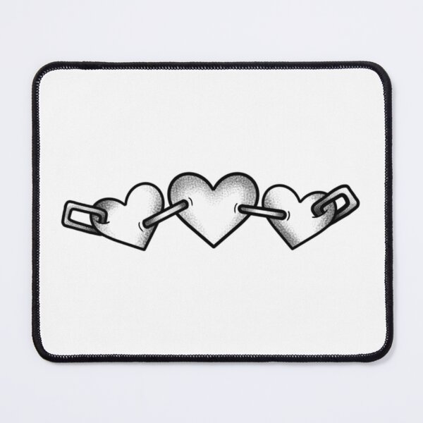 Item preview, Grey Chain of Hearts designed and sold by gabbynrodriguez.