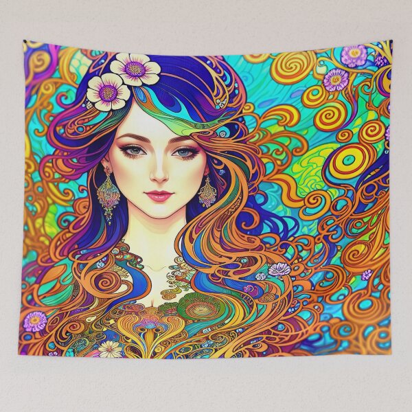 Item preview, Psychedelic Woman designed and sold by Anthony Burdick.