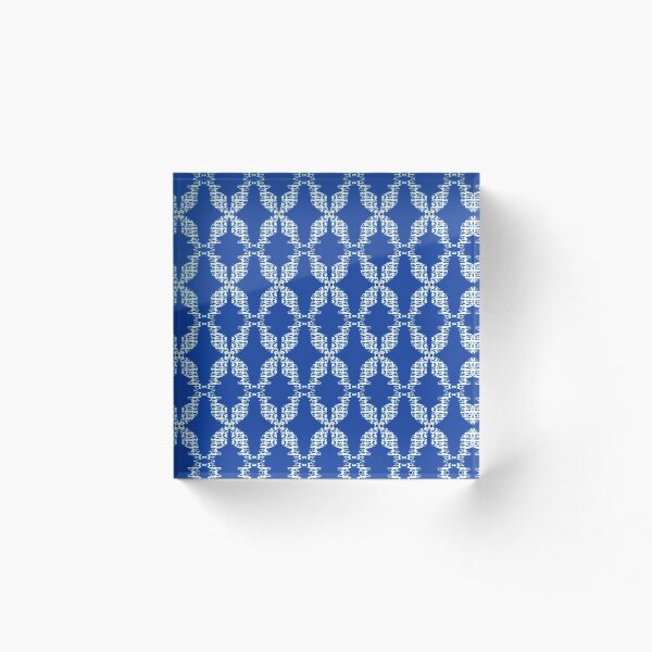 Item preview, Patrón azul y blanco designed and sold by Feramici.