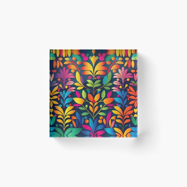 Item preview, floral otomi pattern designed and sold by Mony26.