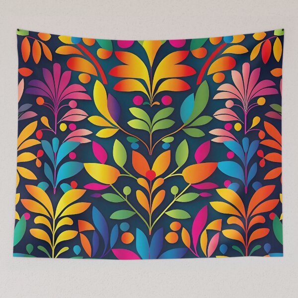Item preview, floral otomi pattern designed and sold by Mony26.