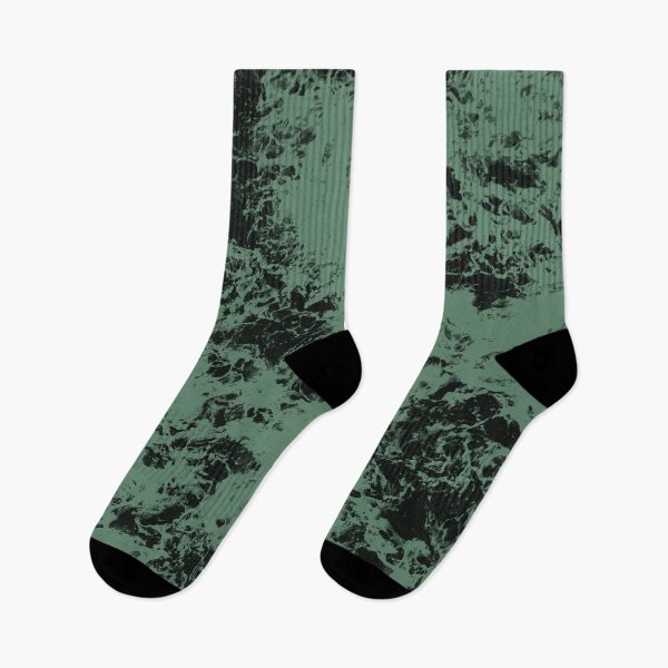 Item preview, Marble texture pattern in black and green designed and sold by fuzzyfox.