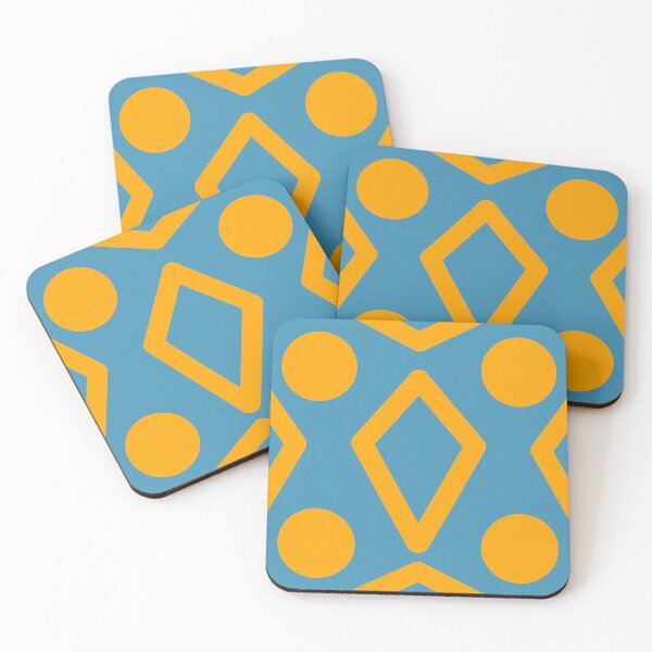 Item preview, Orange diamonds and circles  designed and sold by awsomepatterns.