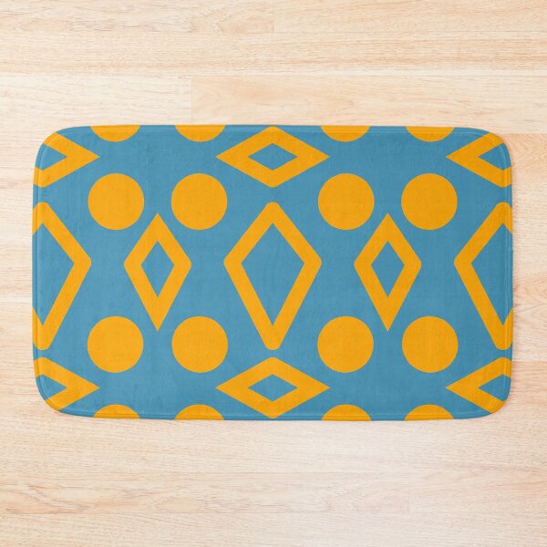 Artikelvorschau, Orange diamonds and circles  entworfen und verkauft von awsomepatterns.