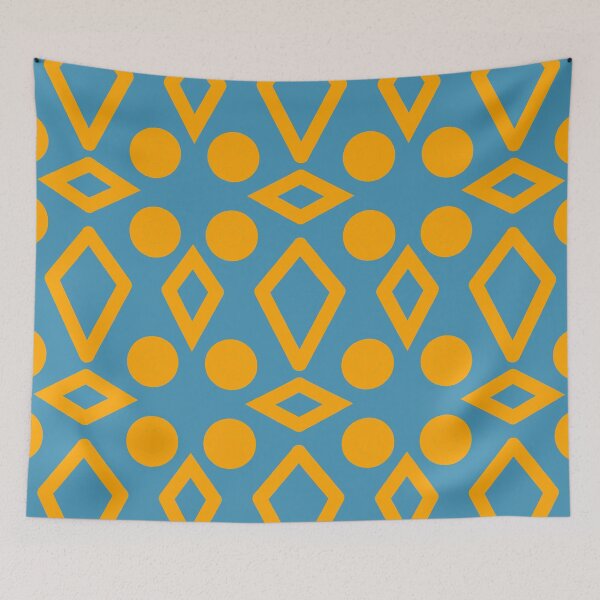 Item preview, Orange diamonds and circles  designed and sold by awsomepatterns.