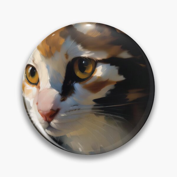 Item preview, Cattitude: A sassy kitty oil painting designed and sold by KH-GardenEden.