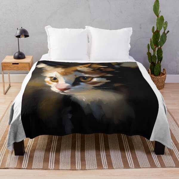 Item preview, Cattitude: A sassy kitty oil painting designed and sold by KH-GardenEden.
