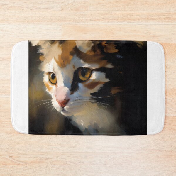 Item preview, Cattitude: A sassy kitty oil painting designed and sold by KH-GardenEden.
