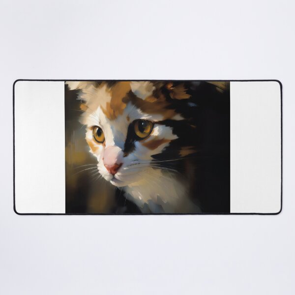 Item preview, Cattitude: A sassy kitty oil painting designed and sold by KH-GardenEden.