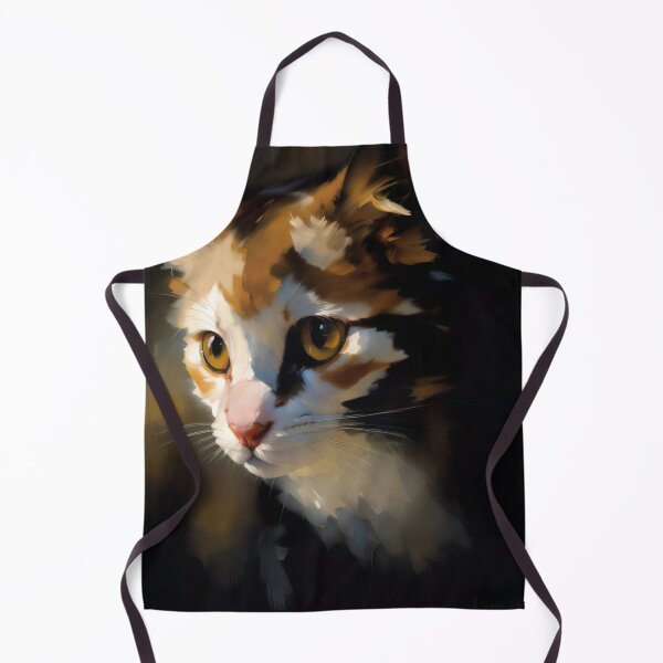 Item preview, Cattitude: A sassy kitty oil painting designed and sold by KH-GardenEden.