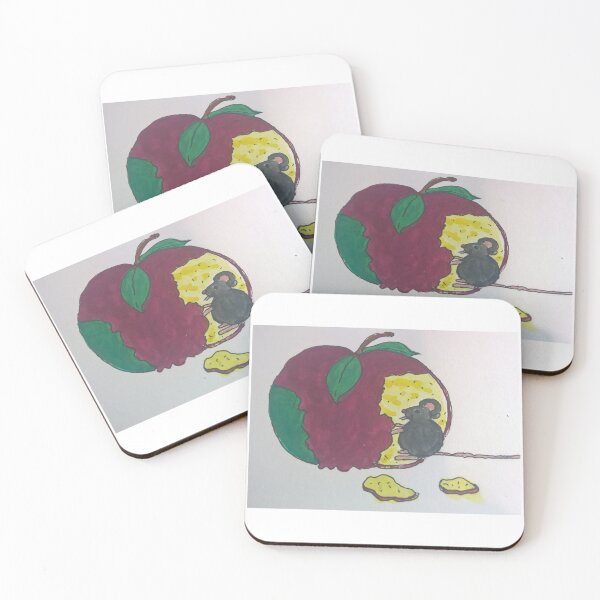 Item preview, this little mouse loves  apples designed and sold by Shimmy53.