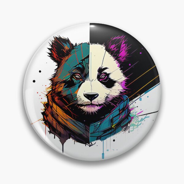 Item preview, Inkpunk Post Apocaliptic Panda designed and sold by lucascapito.