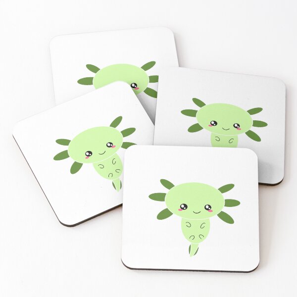 Item preview, green baby axolotol  designed and sold by smhdesigns.